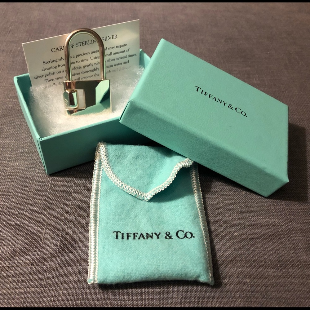 Tiffany & Co padlock keyring